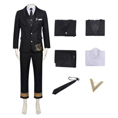 Cosplay Costume Kangetsu Tōchō Shunkashuutou Daikousha: Haru no Mai(2026) Anime Cosplay Tenue Noire Homme
