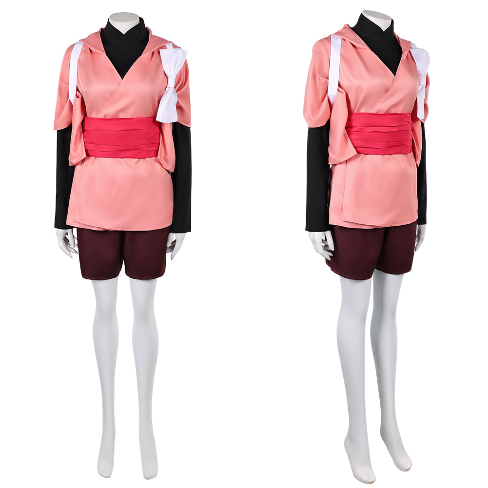Cosplay Costume Kara La Guerre des Étoiles: Visions Presents(2026) TV Cosplay Tenue Rose Femme