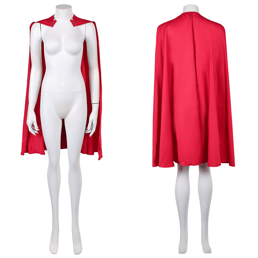 Cosplay Costume Kara Zor-El Supergirl(2026) Film Cosplay Cape Rouge Femme
