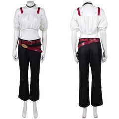 Cosplay Costume Kirara Hoshi Anime Cosplay Haut Blanc et Pantalon Noir Femme