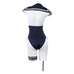 Cosplay Costume Kitagawa Marin Sexy Cosplay Doll Anime Cosplay Maillot de Bain Bleu et Blanc Femme