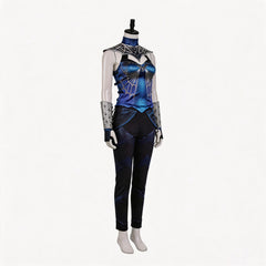 Cosplay Costume Kitana Mortal Kombat 2(2026) Film Cosplay Tenue Bleue Femme