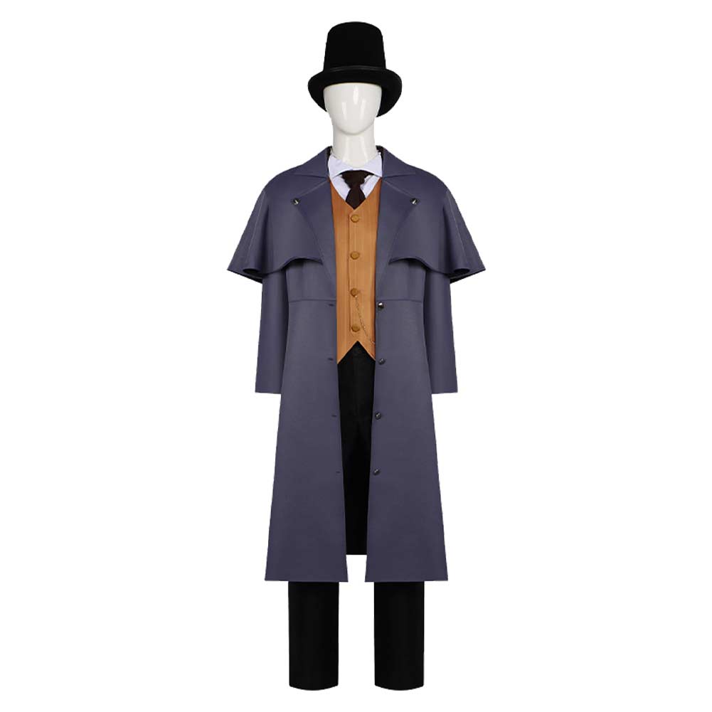 Cosplay Costume Klein Moretti Lord of Mysteries Anime Cosplay Tenue Bleue Homme