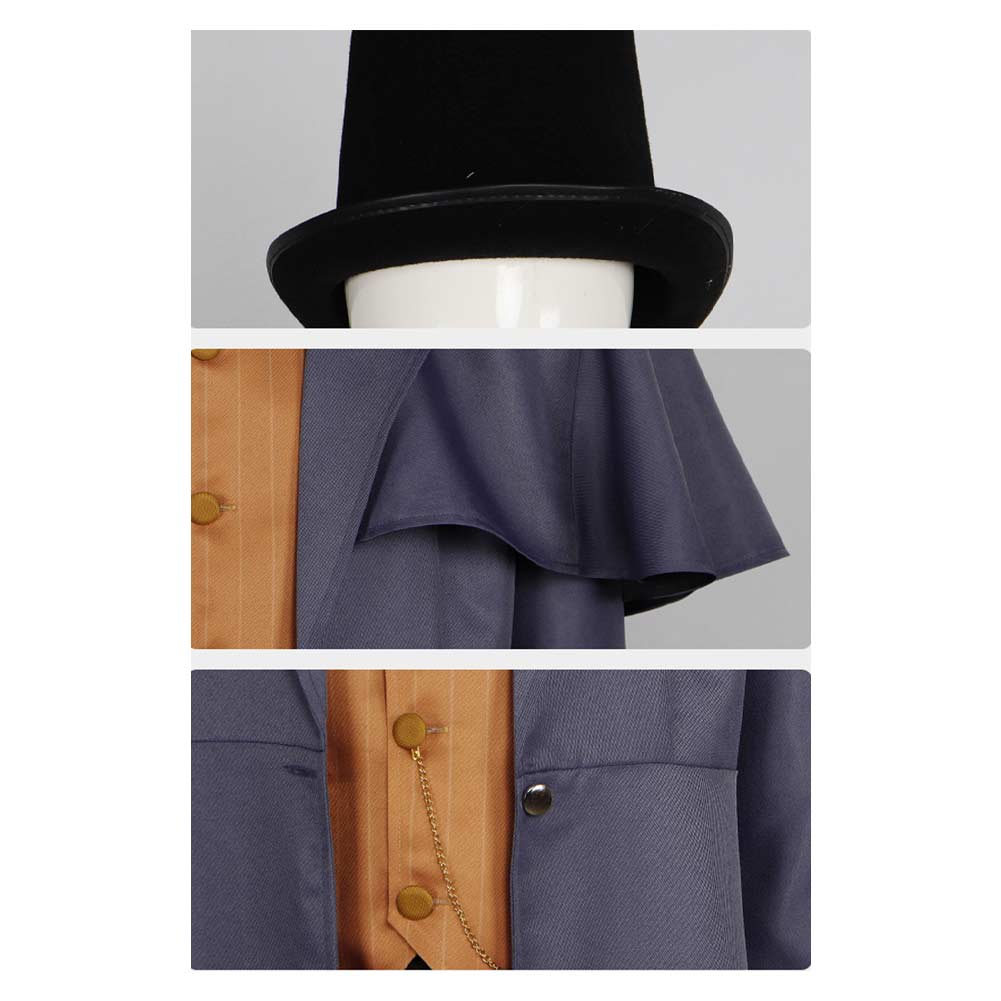 Cosplay Costume Klein Moretti Lord of Mysteries Anime Cosplay Tenue Bleue Homme