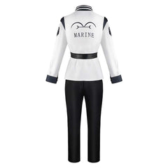 Cosplay Costume Koby One Piece Live Action 2(2026) TV Cosplay Tenue Blanche et Noire Homme