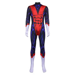 Cosplay Costume Kurt Wagner X-Men '97 Saison 2(2026) TV Cosplay Combinaison Rouge Homme