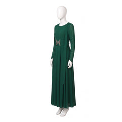 Cosplay Costume Latverian Witch The Avengers Film Cosplay Robe Verte Femme