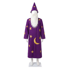 Cosplay Costume Lizard Wizard Film Cosplay Robe Violette Homme