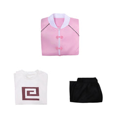 Cosplay Costume Lu Shaotang Sakamoto Days(2026) Film Cosplay Tenue Rose et Noire Femme