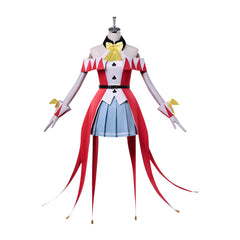 Cosplay Costume Luce Lou The Exiled Heavy Knight Knows How to Game the System(2026) Anime Cosplay Tenue Blanche et Rouge Femme
