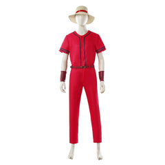 Cosplay Costume Luffy One Piece Live Action 2(2026) TV Cosplay Tenue Rouge Homme