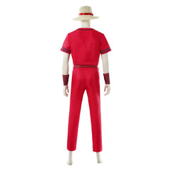 Cosplay Costume Luffy One Piece Live Action 2(2026) TV Cosplay Tenue Rouge Homme