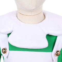 Cosplay Costume Luigi The Super Mario Galaxy Movie(2026) Film Cosplay Tenue Verte et Blanche Enfant