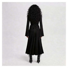 Cosplay Costume Lydia Beetlejuice Film Cosplay Robe Noire Femme