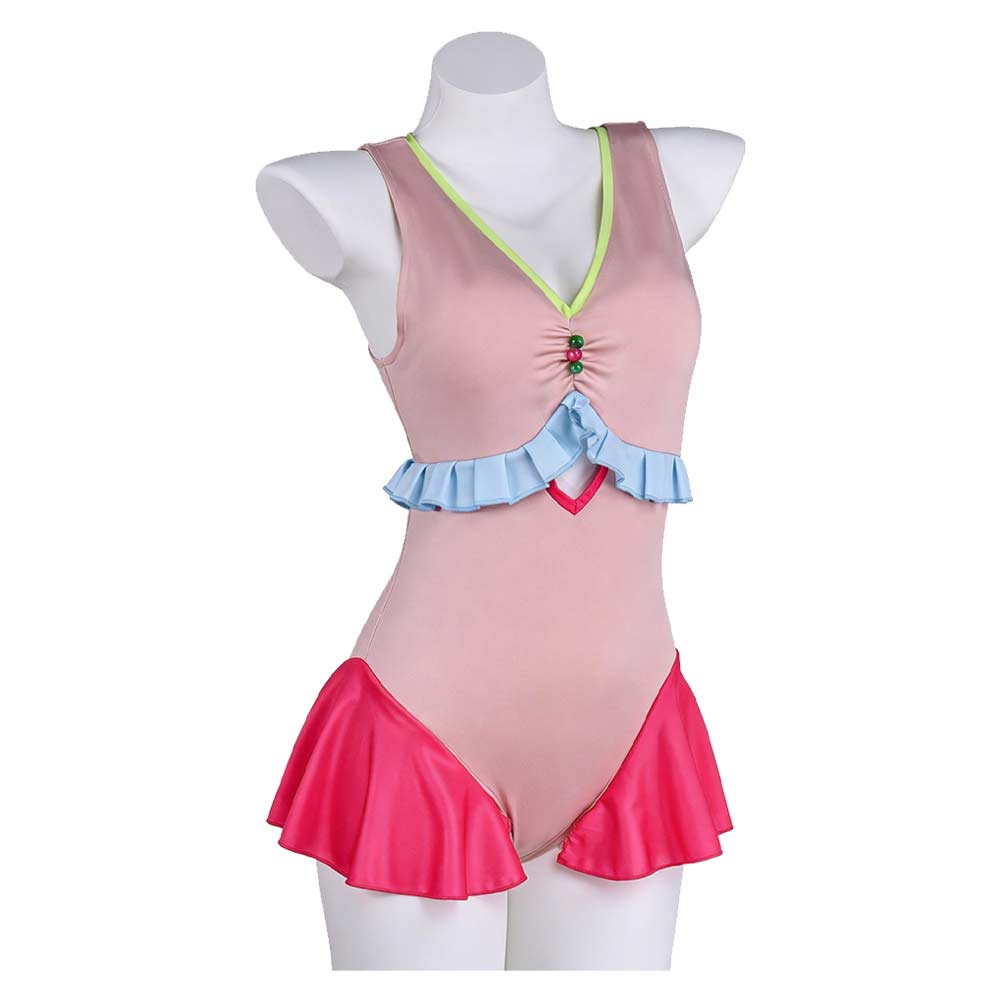 Cosplay Costume Maomao The Apothecary Diaries 3(2026) Anime Cosplay Maillot de Bain Rose Femme