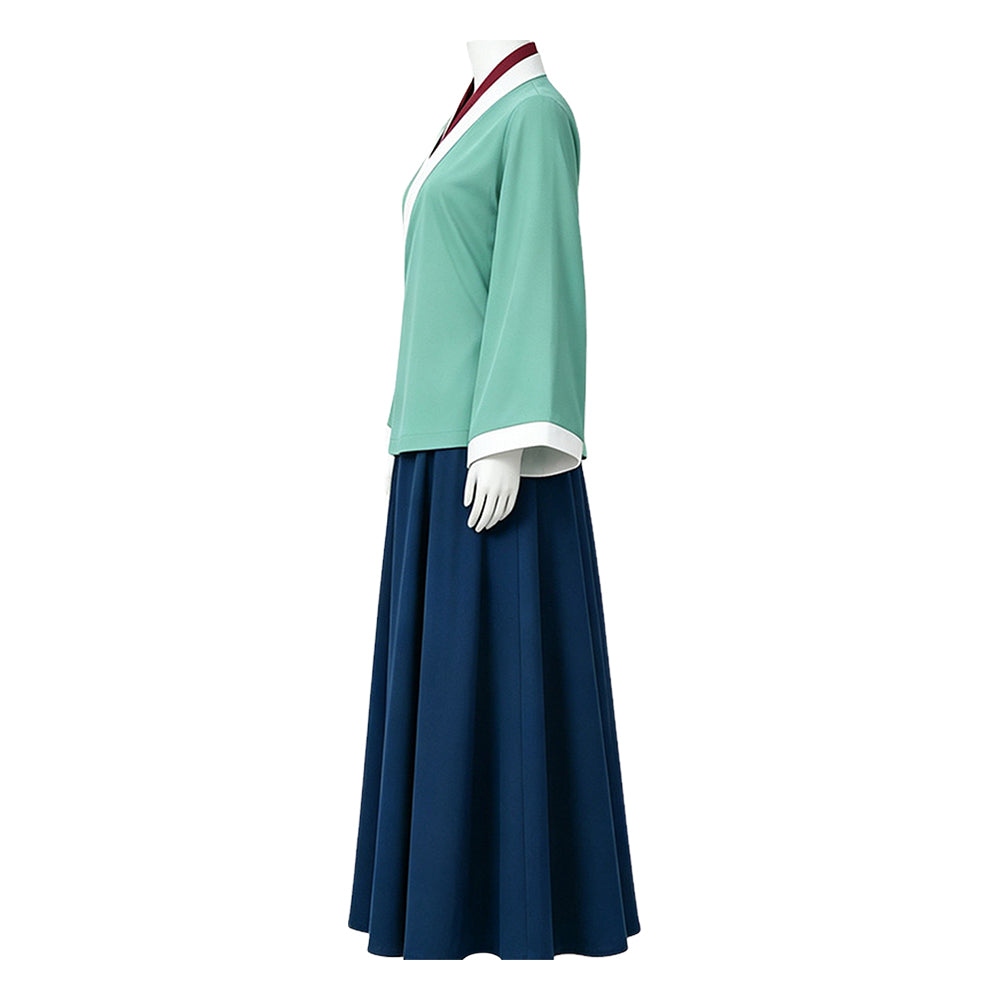 Cosplay Costume Maomao The Apothecary Diaries 3(2026) Anime Cosplay Tenue Verte et Bleue Femme