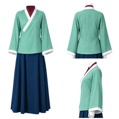 Cosplay Costume Maomao The Apothecary Diaries 3(2026) Anime Cosplay Tenue Verte et Bleue Femme