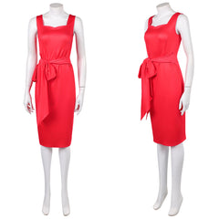 Cosplay Costume Margaret Fairchild La Révélation(2026) Film Cosplay Robe Rouge Femme