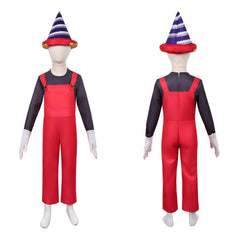 Cosplay Costume Mario The Super Mario Galaxy Movie(2026) Film Cosplay Tenue Rouge Enfant