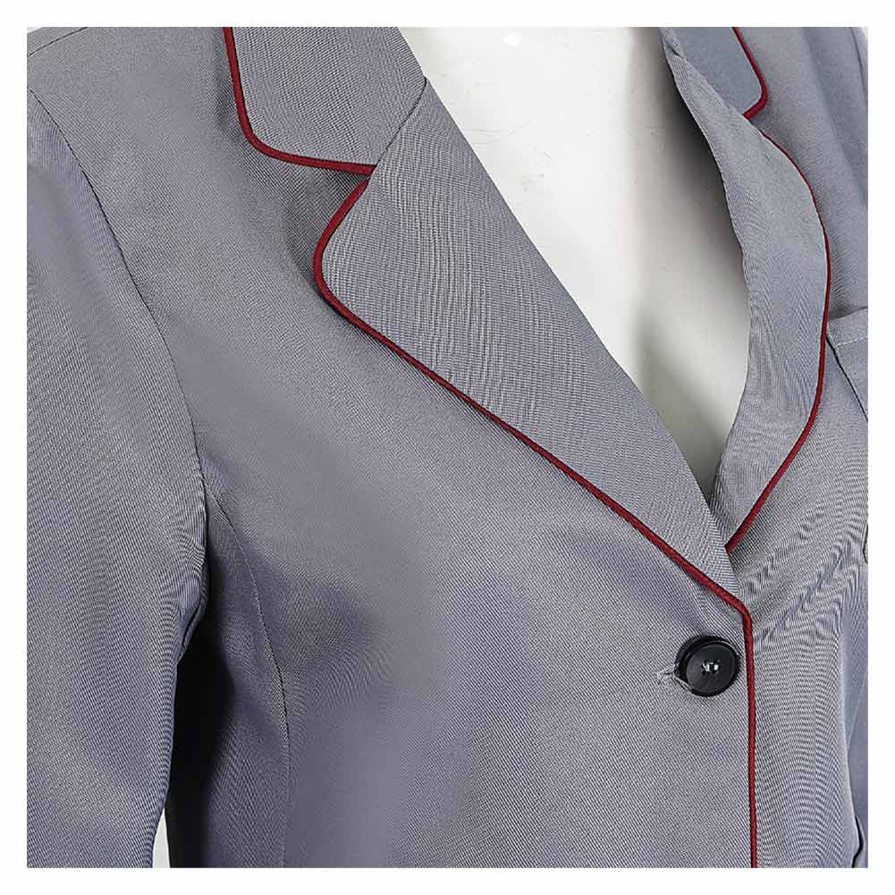 Cosplay Costume Matilda Matilda Comédie Musicale Cosplay Manteau Gris Femme
