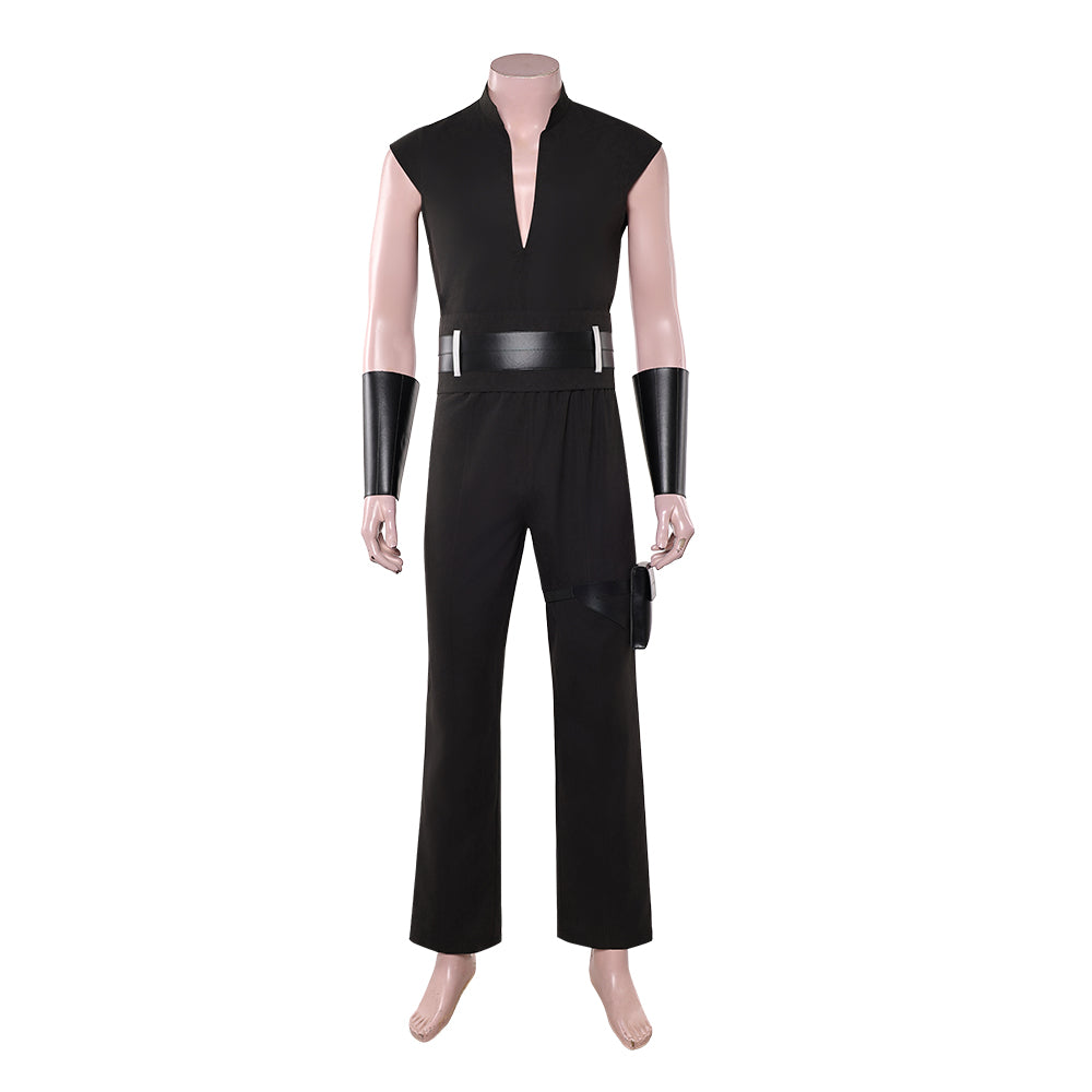 Cosplay Costume Maul Maul: Seigneur de l'Ombre(2026) TV Cosplay Tenue Noire de Gilet Homme
