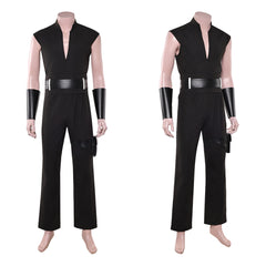 Cosplay Costume Maul Maul: Seigneur de l'Ombre(2026) TV Cosplay Tenue Noire de Gilet Homme