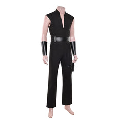 Cosplay Costume Maul Maul: Seigneur de l'Ombre(2026) TV Cosplay Tenue Noire de Gilet Homme