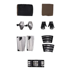 Cosplay Costume Maul Maul: Seigneur de l'Ombre(2026) TV Cosplay Tenue Noire et Verte Homme