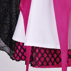 Cosplay Costume Mavis Dracula Monster High TV Cosplay Tenue Rouge Femme