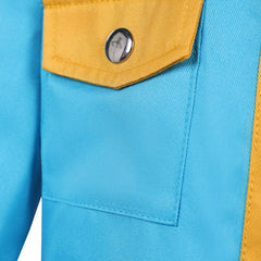 Cosplay Costume Max Mayfield Stranger Things: Chroniques de 1985(2026) TV Cosplay Manteau Bleue Enfant