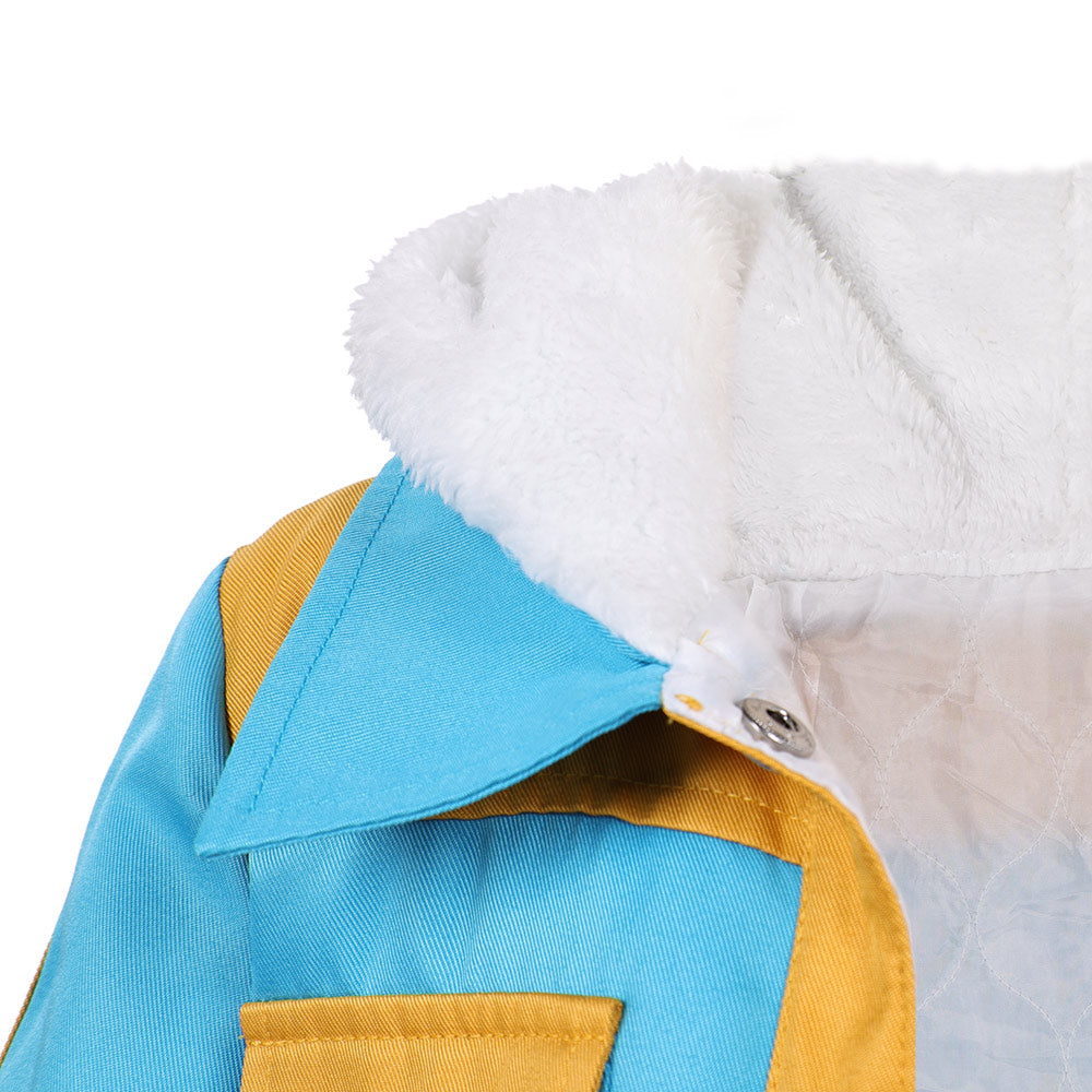 Cosplay Costume Max Mayfield Stranger Things: Chroniques de 1985(2026) TV Cosplay Manteau Bleue Enfant