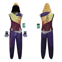 Cosplay Costume Miks Valorant Jeu Cosplay Tenue Jaune Homme
