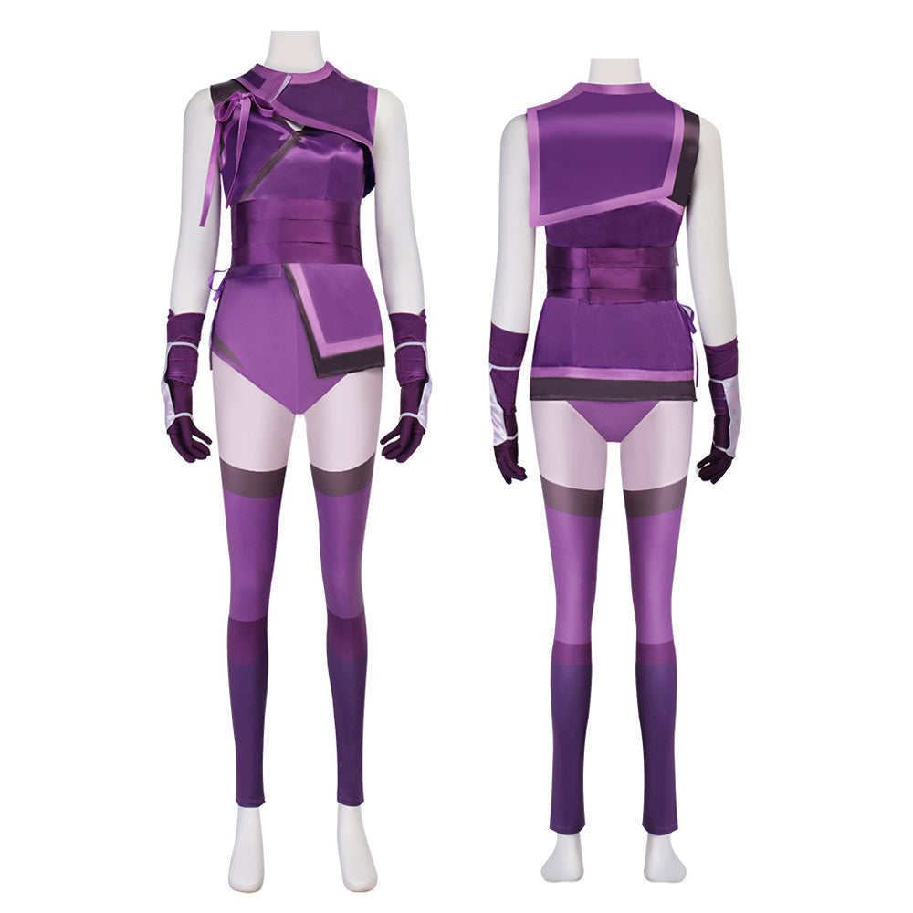 Cosplay Costume Mileena Mortal Kombat 2(2026) Film Cosplay Tenue Violette Femme