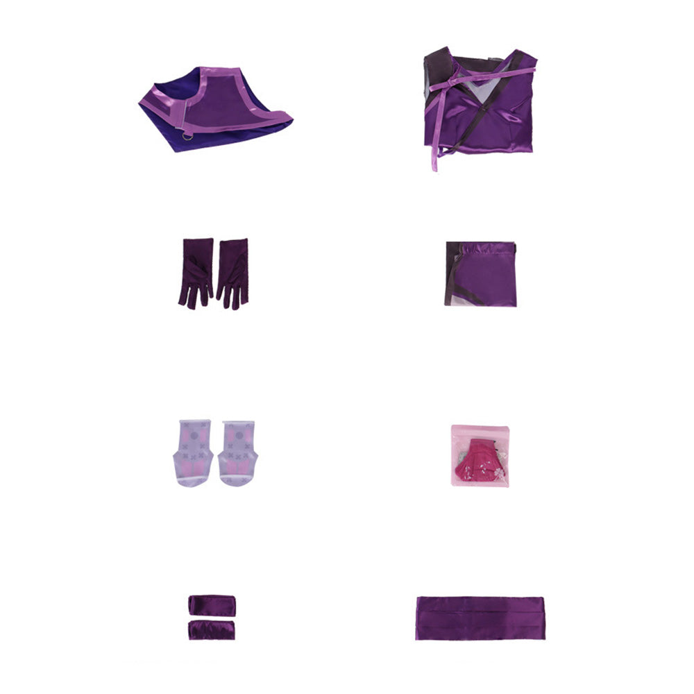 Cosplay Costume Mileena Mortal Kombat 2(2026) Film Cosplay Tenue Violette Femme