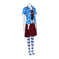 Cosplay Costume Miss Goldenweek One Piece Live Action 2(2026) TV Cosplay Tenue Bleue et Rouge Femme