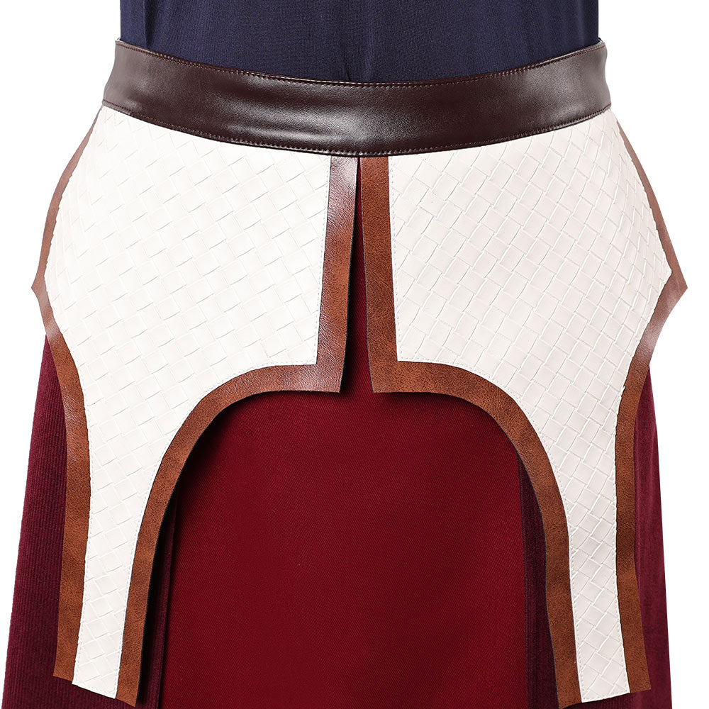 Cosplay Costume Miss Goldenweek One Piece Live Action 2(2026) TV Cosplay Tenue Bleue et Rouge Femme