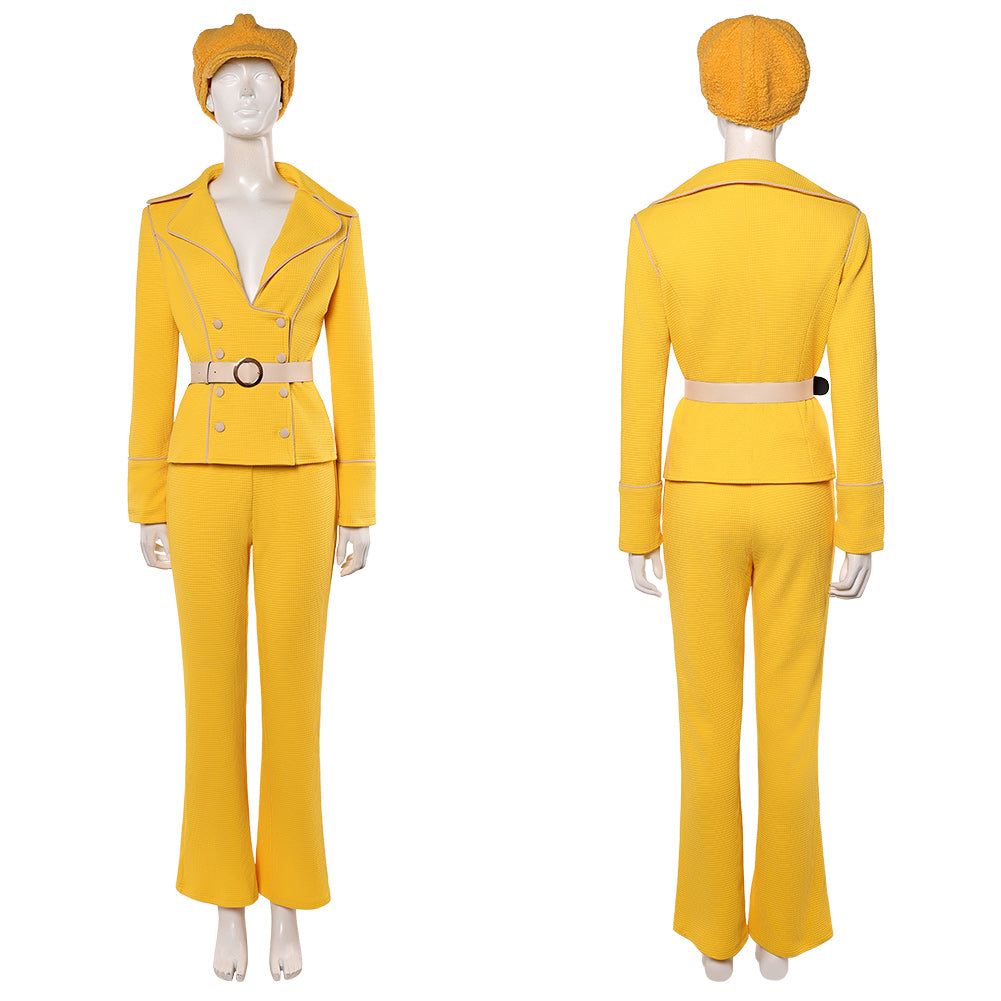 Cosplay Costume Miss Valentine One Piece Live Action 2(2026) TV Cosplay Tenue Jaune Femme