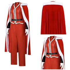 Cosplay Costume Mrs. Claus Violent Night 2(2026) Film Cosplay Tenue Rouge Homme