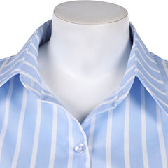 Cosplay Costume Nami One Piece Live Action 2(2026) TV Cosplay Tenue à Rayures Bleues Femme