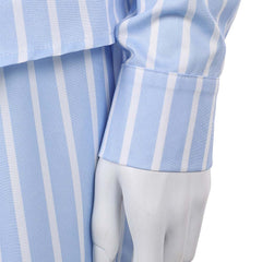 Cosplay Costume Nami One Piece Live Action 2(2026) TV Cosplay Tenue à Rayures Bleues Femme