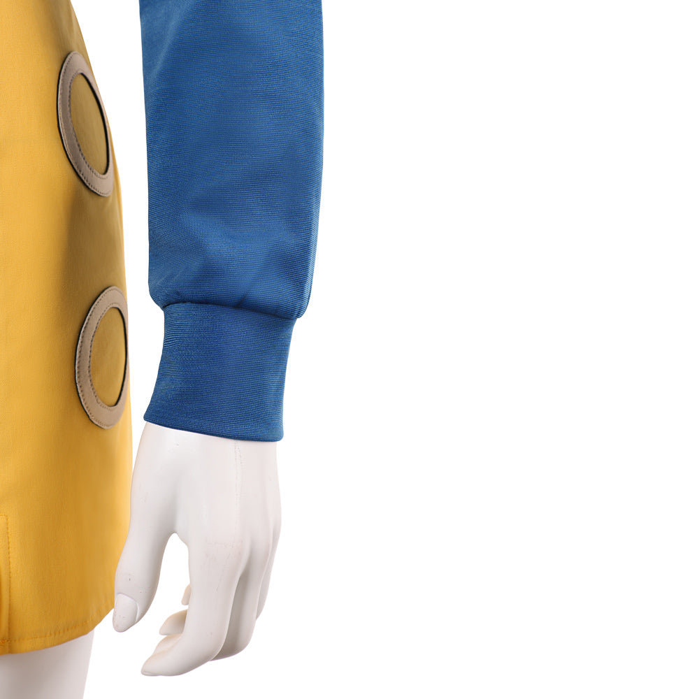Cosplay Costume Nami One Piece Live Action 2(2026) TV Cosplay Tenue Blanche et Jaune Femme