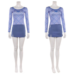 Cosplay Costume Nami One Piece Live Action 2(2026) TV Cosplay Tenue Bleue Femme