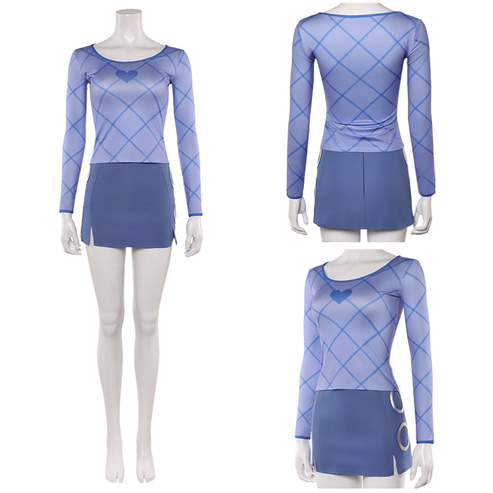 Cosplay Costume Nami One Piece Live Action 2(2026) TV Cosplay Tenue Bleue Femme