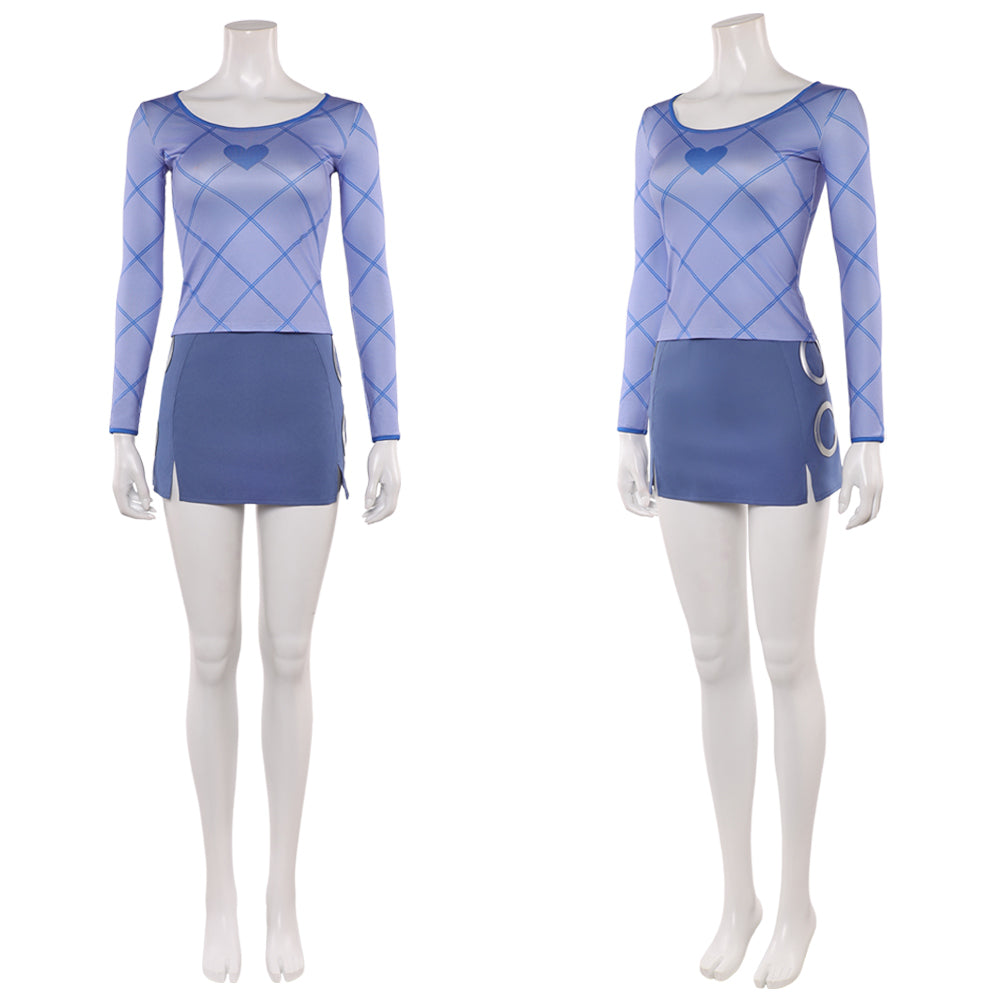 Cosplay Costume Nami One Piece Live Action 2(2026) TV Cosplay Tenue Bleue Femme