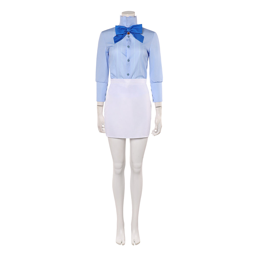 Cosplay Costume Nami One Piece: Heroines(2026) Anime Cosplay Tenue Bleue et Blanche Femme