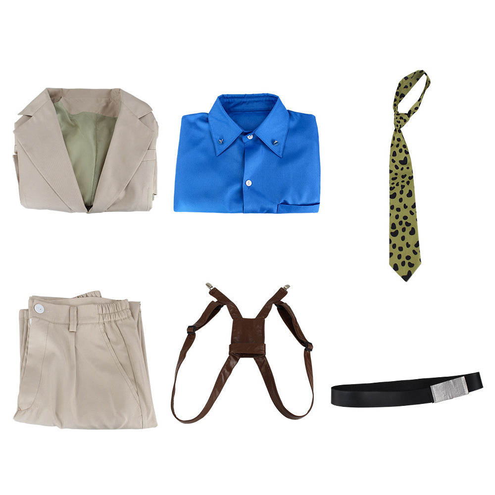 Cosplay Costume Nanami Kento Anime Cosplay Tenue Beige et Bleue Homme