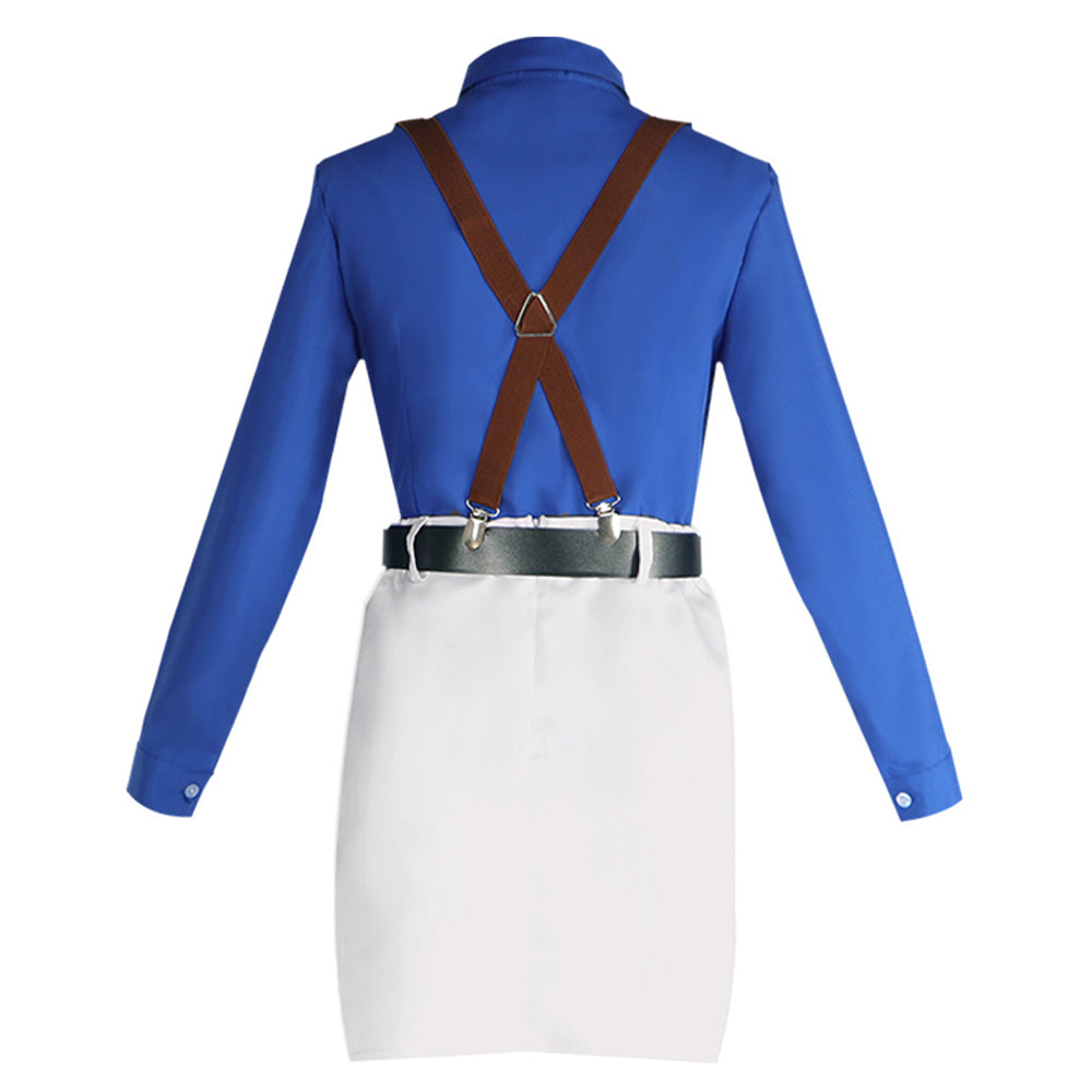 Cosplay Costume Nanami Kento Anime Cosplay Tenue Blanche et Bleue Femme