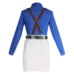 Cosplay Costume Nanami Kento Anime Cosplay Tenue Blanche et Bleue Femme
