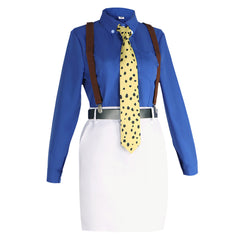 Cosplay Costume Nanami Kento Anime Cosplay Tenue Blanche et Bleue Femme