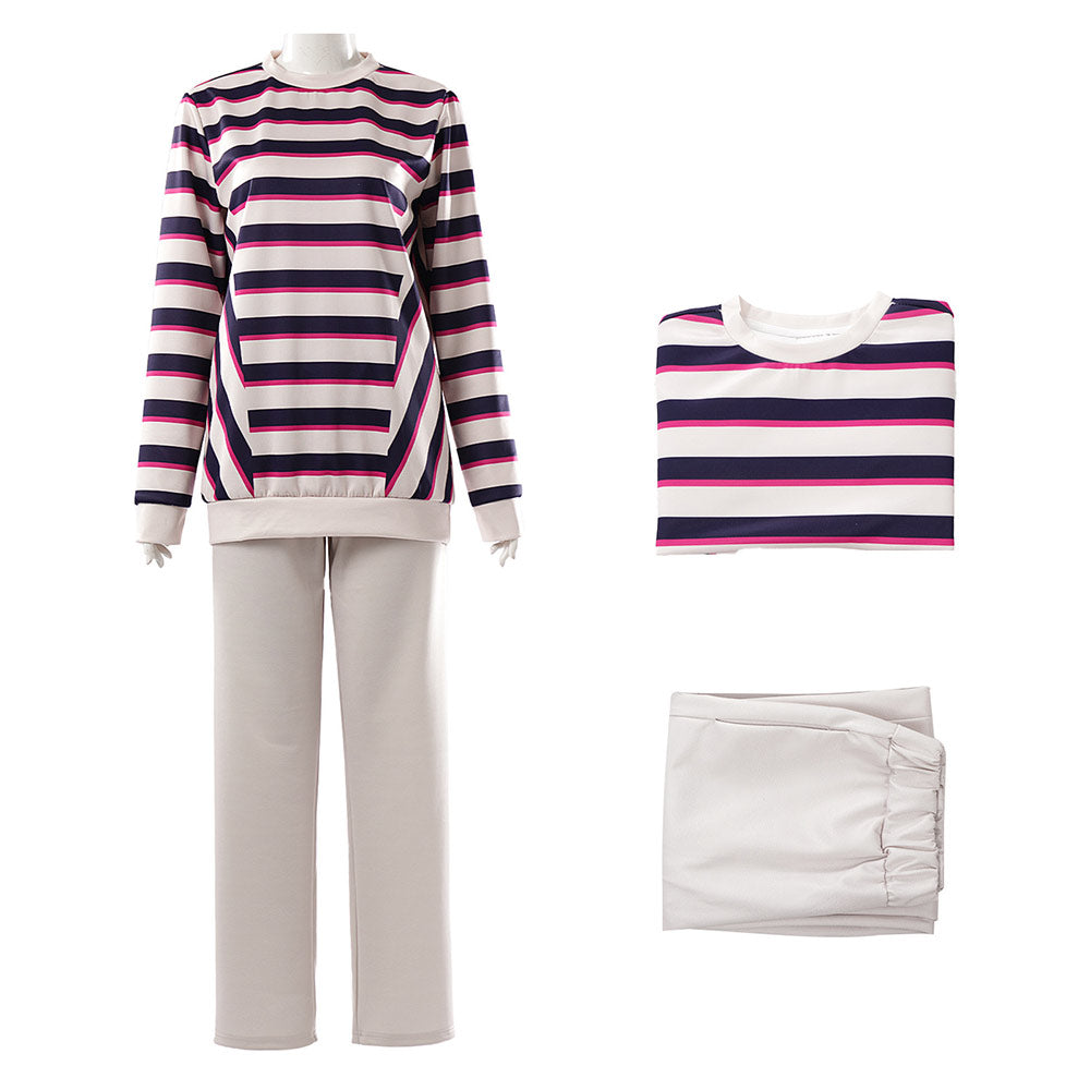 Cosplay Costume Nancy Wheeler Stranger Things Saison 5 TV Cosplay Tenue Violette Femme